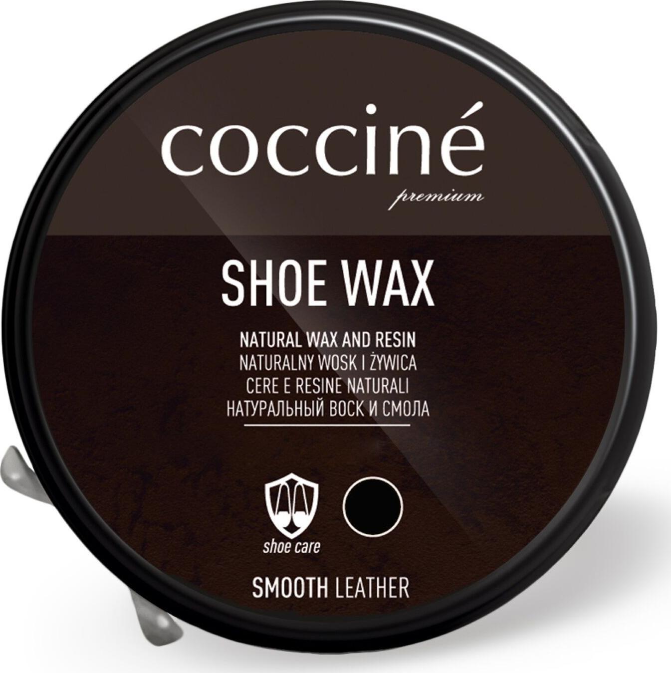 Coccine shoe wax black 40g (55/32/40c/02) Kopšanas līdzekļi apaviem
