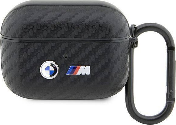 BMW BMW BMAPWMPUCA2 AirPods Pro cover czarny/black Carbon Double Metal Logo BMW000613 (3666339123833)