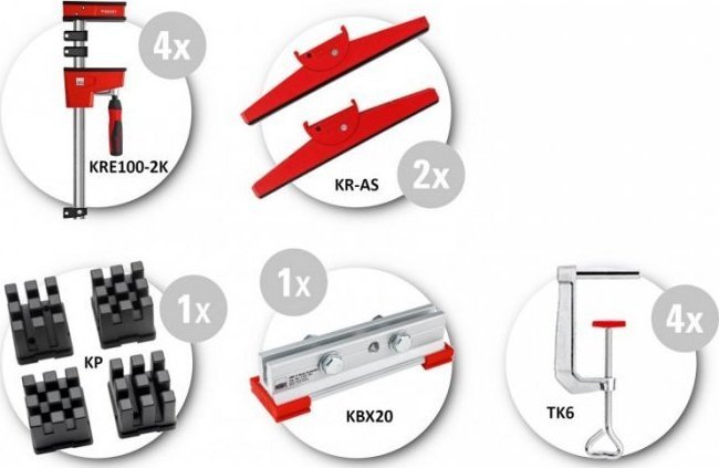 Bessey ZESTAW ACISKAW PEANOPOWIERZCHNIOWYCH + AKCESORIA BY KRE-SET-A (1110003597076)