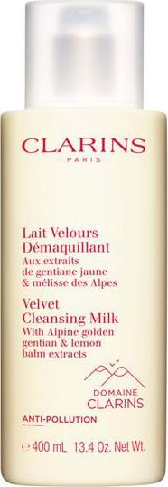 Clarins Velvet Cleansing Milk mleczko do demakijazu 400ml 117677 (3380810378832) kosmētikas noņēmējs