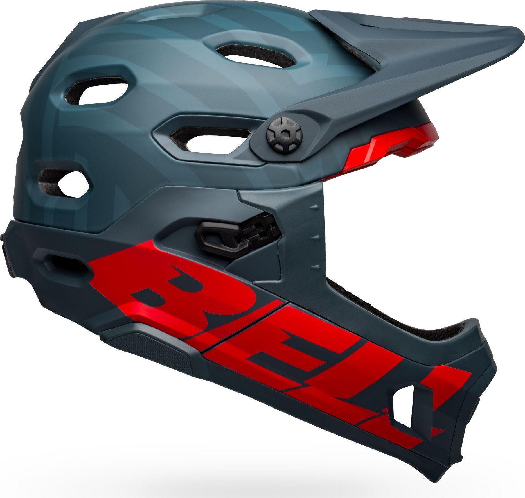 Bell Kask full face BELL SUPER DH MIPS SPHERICAL matte blue crimson roz. S (51-55 cm) (NEW) BEL-7127501 (768686382833)