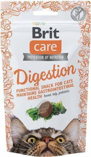 Brit Brit Care Snack 50g Digestion, przysmak dla kota 104164 (8595602555772) kaķu barība