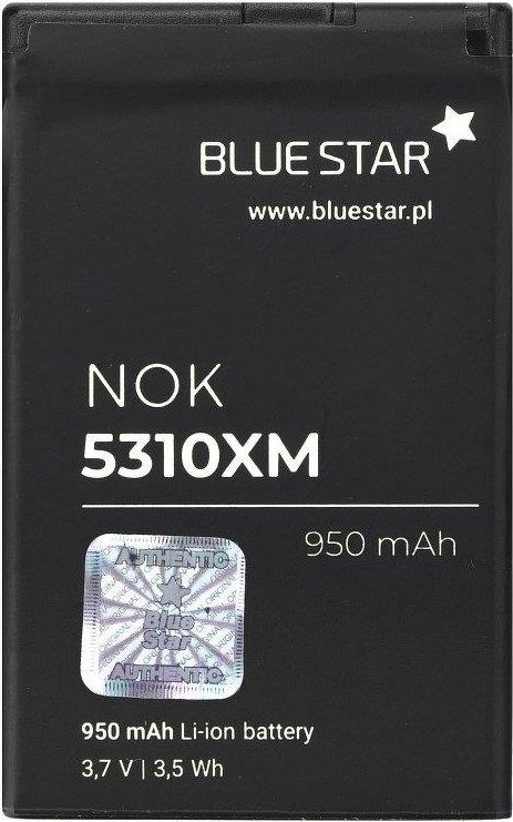 BlueStar Akumulators Nokia 5310 X3-01 6600 fold Li-Ion 950 mAh Analogs BL-4CT aksesuārs mobilajiem telefoniem