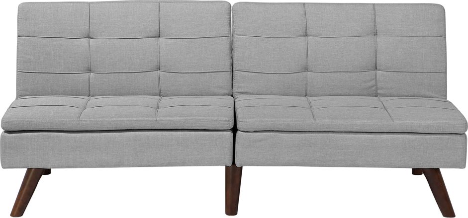 Beliani Sofa rozkladana jasnoszara RONNE 100177 (4260624110318) Dārza mēbeles