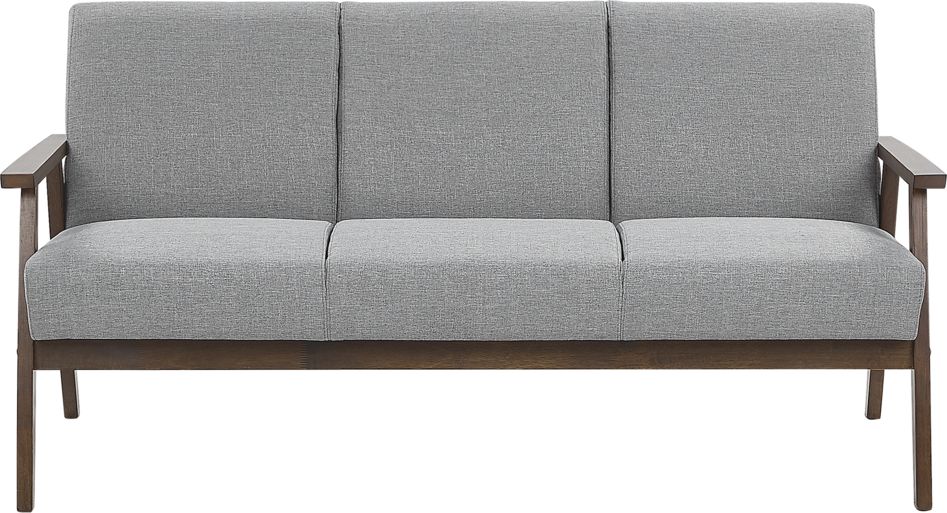 Beliani Sofa 3-osobowa szara ASNES 230810 (4251682253918) Dārza mēbeles