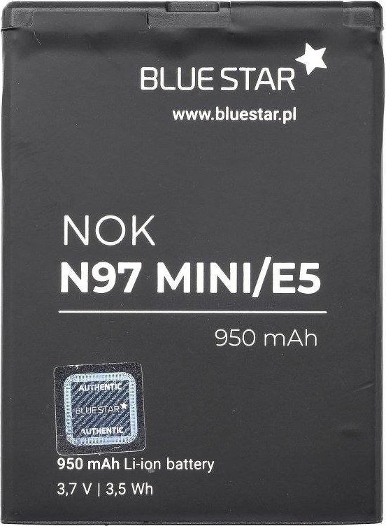 BlueStar Akumulators Nokia N97 Mini E5 N8 950 mAh Li-Ion BL-4D aksesuārs mobilajiem telefoniem