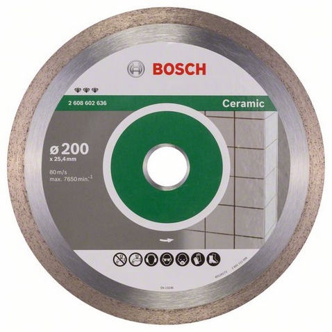 Bosch Diamentowa tarcza Best for Ceramic 200x25,4mm (2608602636) 2608602636 (3165140581424)