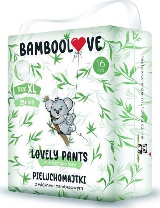 Pieluszki Bamboolove Lovely Pants XL, 12+ kg, 16 szt. 5903999558673 (5903999558673)