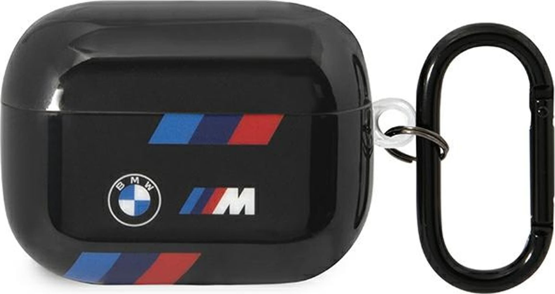 BMW BMW BMAP222SOTK AirPods Pro 2 gen cover czarny/black Tricolor Stripes BMW000618 (3666339123864)