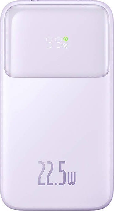 Powerbank Baseus Comet with USB to USB-C cable, 10000mAh, 22.5W (purple) Powerbank, mobilā uzlādes iekārta