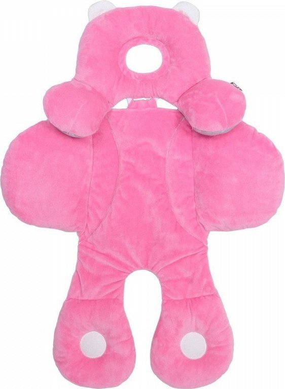 Infant Head & Body Support - Grey/Pink auto bērnu sēdeklītis