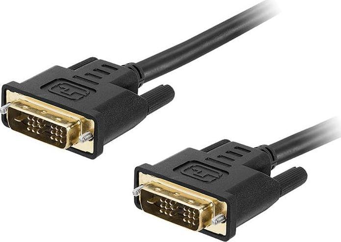 Kabel Blow DVI-D - DVI-D 3m czarny (92-012#) 92-012# (5900804012429) kabelis video, audio