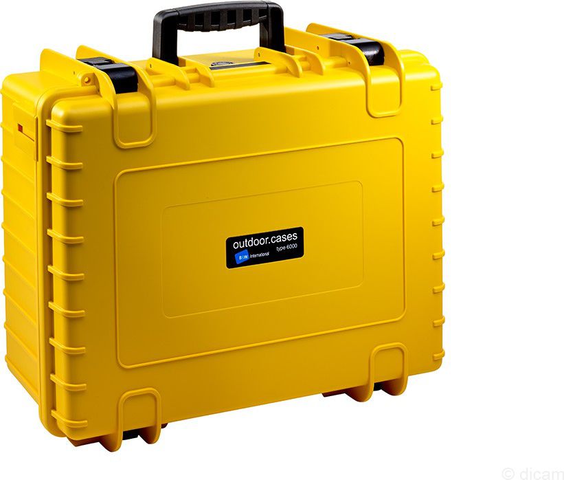 B&W International Type 6000 yellow incl. pre-cut foam Droni un rezerves daļas