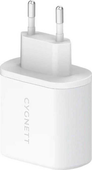 Wall charger Cygnett 2x USB-C 35W (white) iekārtas lādētājs