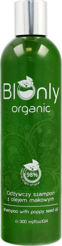 BIOnly BIOnly Organic Szampon do wlosow odzywczy z olejem makowym 300ml 880730 (5903282120730) Matu šampūns