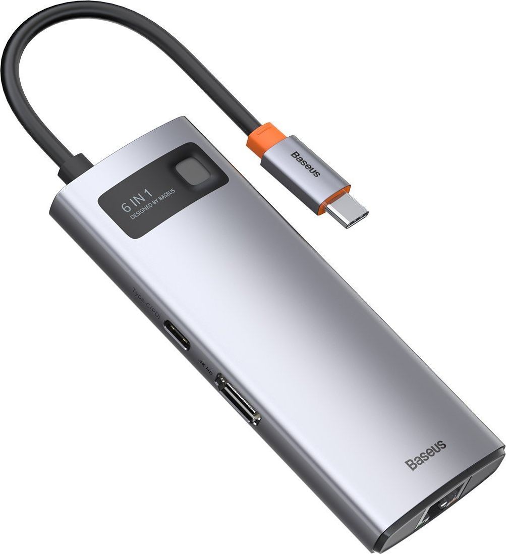 Stacja/replikator Baseus USB-C (CAHUB-CW0G) dock stacijas HDD adapteri