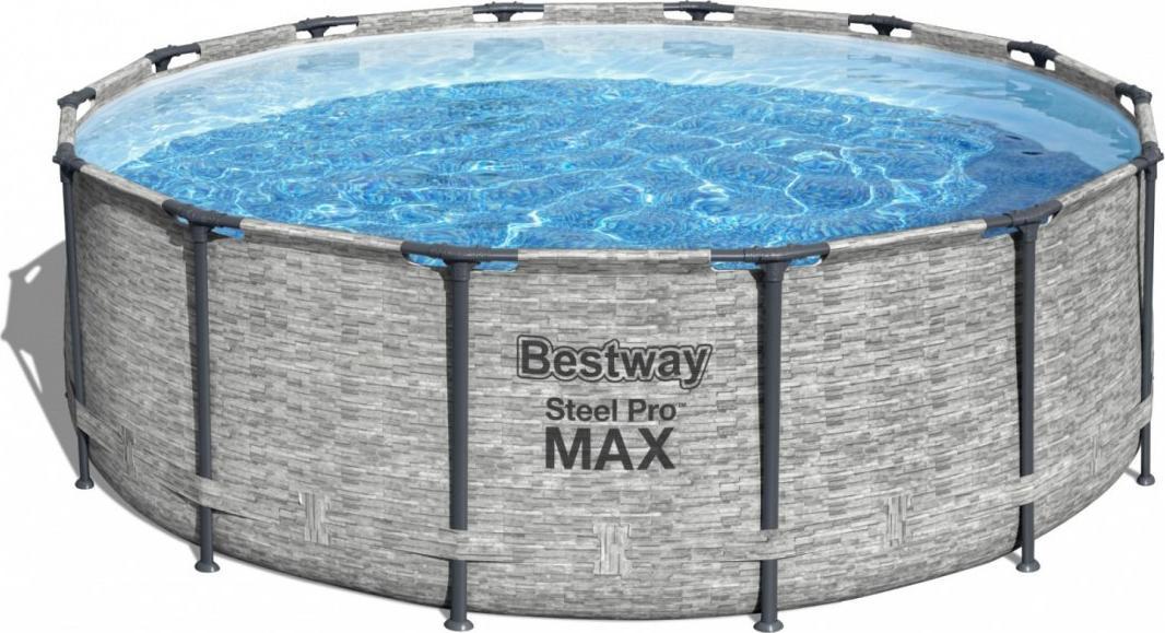 Bestway Steel Pro MAX Above Ground Pool Set Round 4.27 m x 1.22 m Baseins