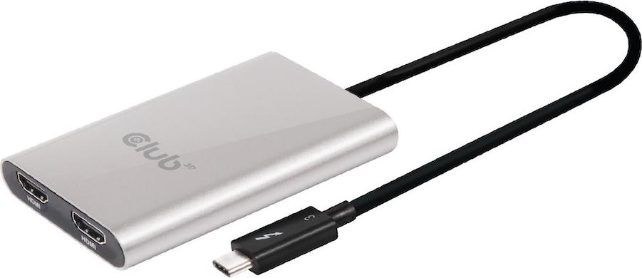 Cable C3D Thunderbolt 3 to Dual HDMI 2.0 kabelis, vads