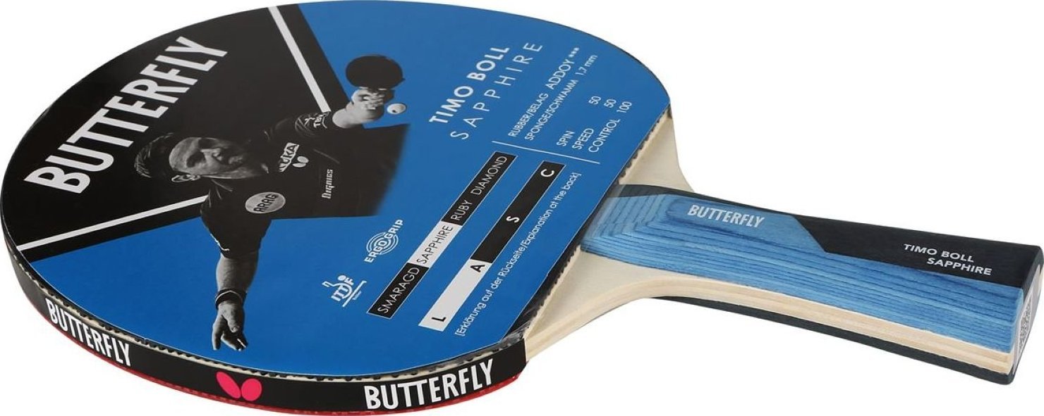 Butterfly Rakietka do Tenisa Stolowego Timo Boll Sapphire S841449 (4001078850234) Sporta aksesuāri