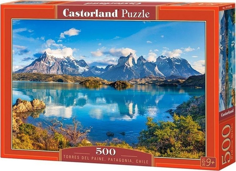 Castorland Puzzle 500 Torres Del Paine, Patagonia, Chile 513353 (5904438053698) puzle, puzzle