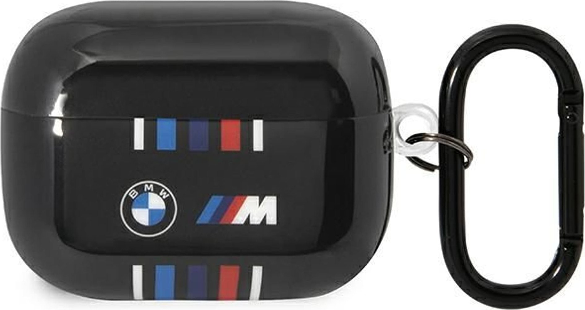 BMW BMW BMAP22SWTK AirPods Pro cover czarny/black Multiple Colored Lines BMW000621 (3666339089634)