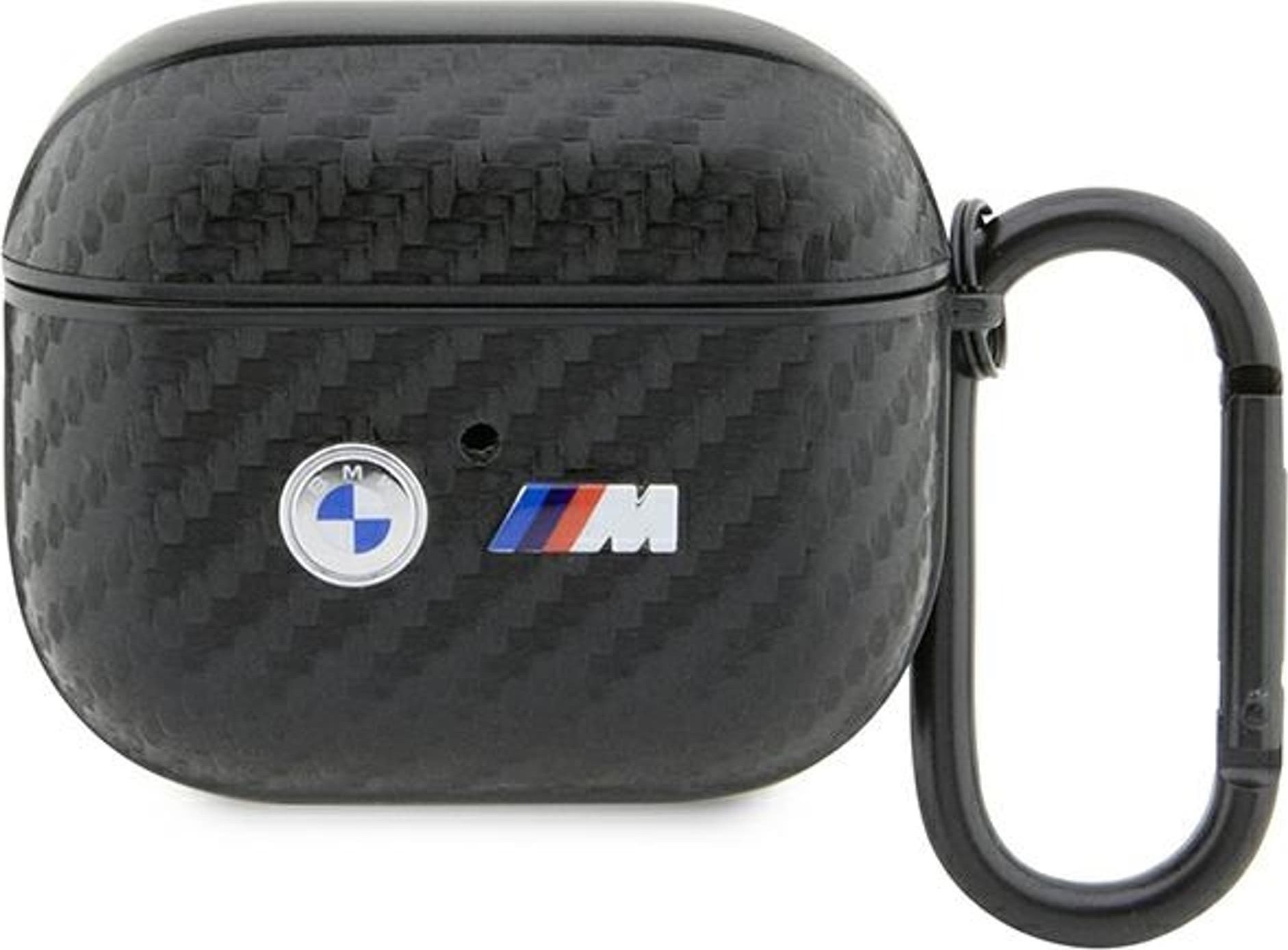 BMW BMW BMA3WMPUCA2 AirPods 3 gen cover czarny/black Carbon Double Metal Logo BMW000615 (3666339123857)