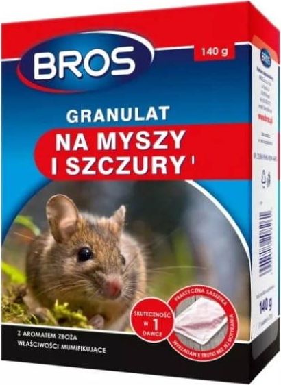 Bros Granulat na myszy i szczury 100 g BR 1962 (5904517329232)