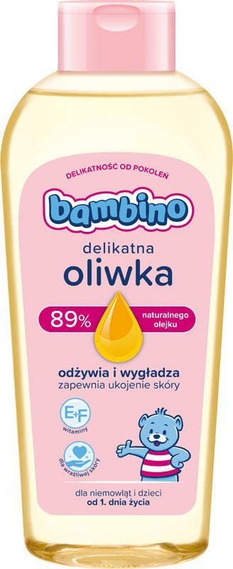 Bambino BAMBINO_Oliwka z witamina F dla dzieci nawilzajaca, natluszczajaca i pielegnujaca 300ml aksesuāri bērniem