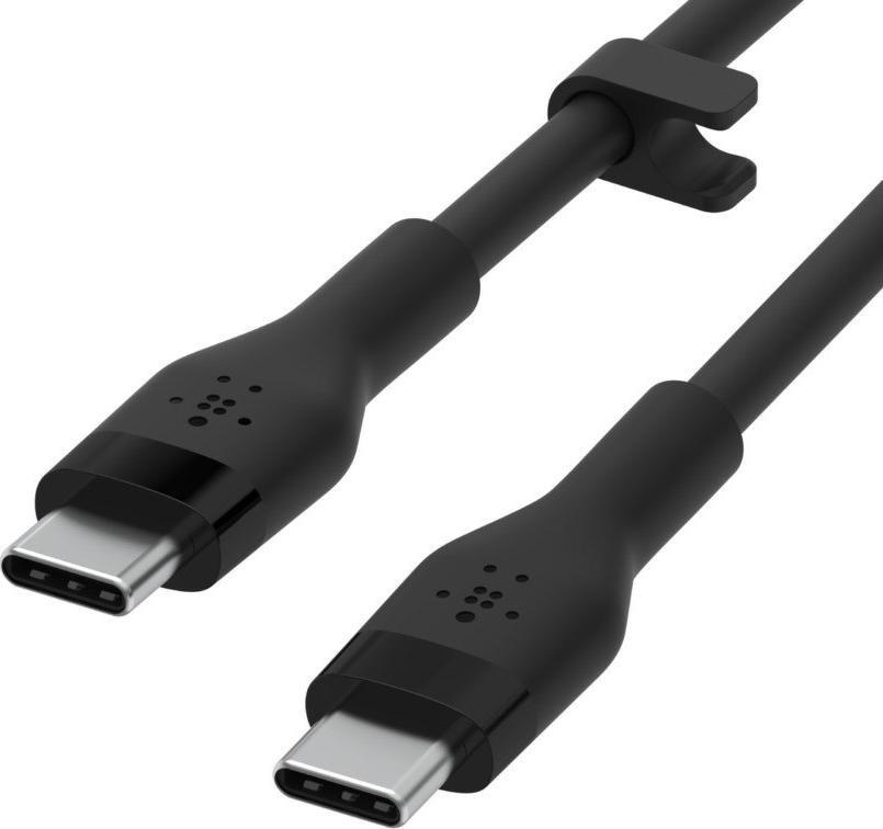 Belkin Flex USB-C/USB-C to 60W 1m, black CAB009bt1MBK kabelis, vads