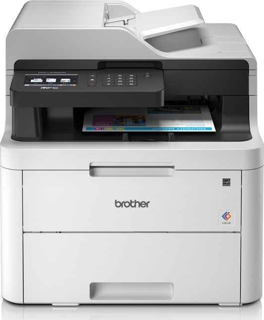 Brother MFC-L3730CDN Farblaser-Multifunktionsgerat (A4, 4in1, Drucker, Kopierer, Scanner, Fax, Duplex, USB, Netzwerk) printeris