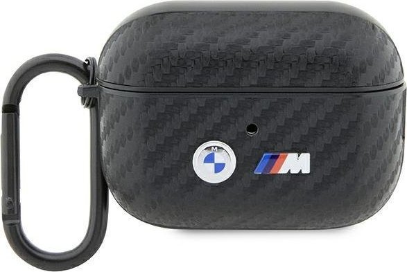 BMW BMW BMAP2WMPUCA2 AirPods Pro 2 gen cover czarny/black Carbon Double Metal Logo BMW000614 (3666339123840)