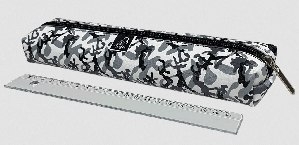 Piornik Bee-bee Piornik Jamnik ekoskora Camouflage grey 434508 (5903641203715) Skolas somas un penāļi