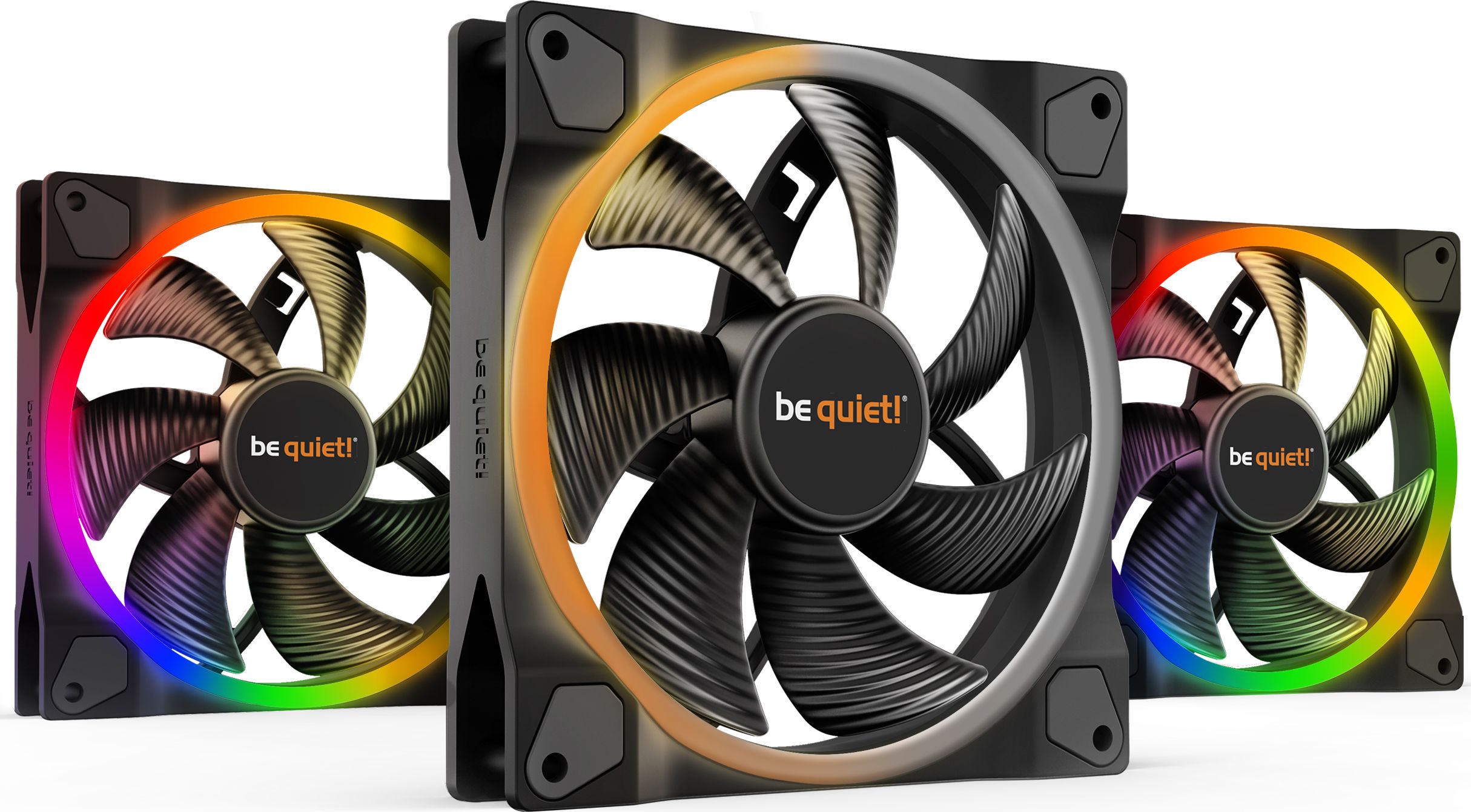 be quiet! Light Wings PWM 140mm, Triple-Set ventilators