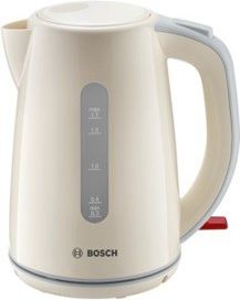 Bosch TWK7507 electric kettle 1.7 L Cream 2200 W Elektriskā Tējkanna
