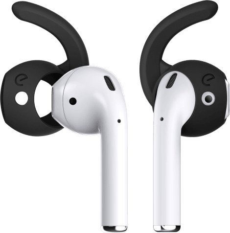 Class and Culture LLC KeyBudz EarBuddyz - silikonowe nakladki do AirPods 1/2, EarPods (black) RT_EB_BLK (851173005077)