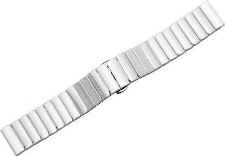 Beline pasek Watch 20mm Solid biały|white