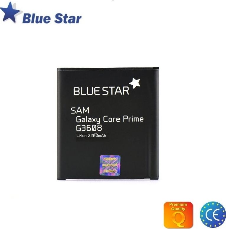 BlueStar Akumulators Samsung G360 G361 Galaxy Core Prime G3606 G3609 G360F Li-Ion 2200 mAh Analogs EB-BG360BBE aksesuārs mobilajiem telefoniem