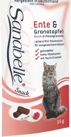 Bosch Tiernahrung SANABELLE 55g Snack KACZKA &GRANAT VAT004501 (4015598011808) kaķu barība