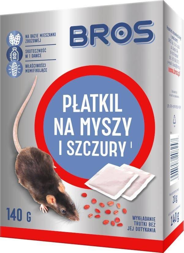 Bros Platkil na myszy i szczury 140 g BR 1630 (5904517208247)