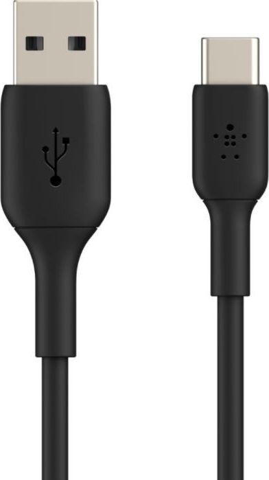 Belkin USB-C/USB-A Cable 15cm PVC, black CAB001bt0MBK kabelis, vads