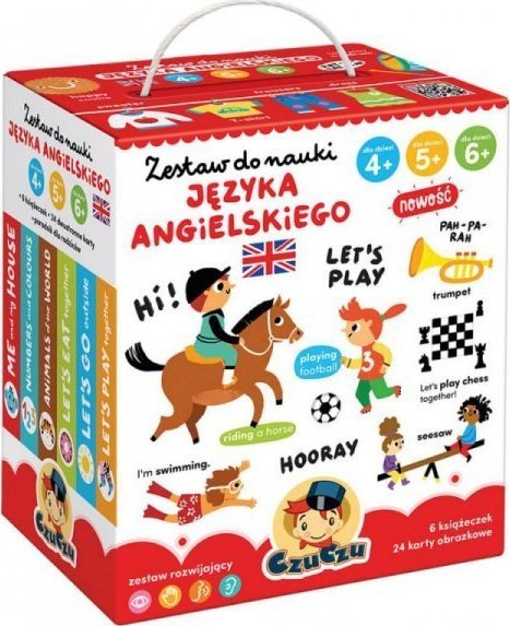 Zestaw do nauki j.angielskiego dla dzieci 4, 5, 6 497091 (9788366762596) Literatūra