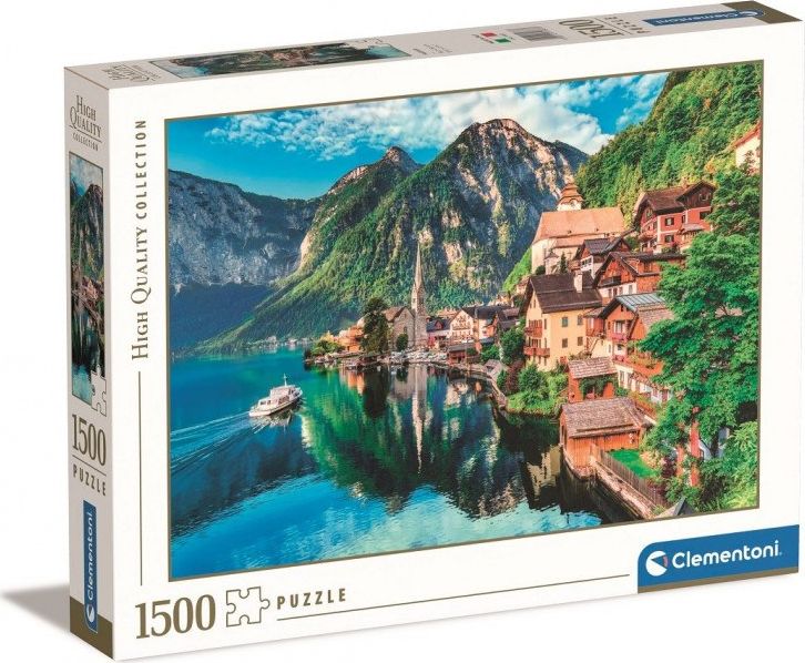 Clementoni Puzzle 1500 pieces Hallstatt 31687 puzle, puzzle