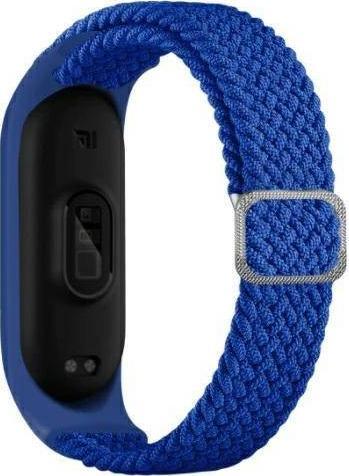 Beline pasek Mi Band 3|4 Textile niebieski|sky blue