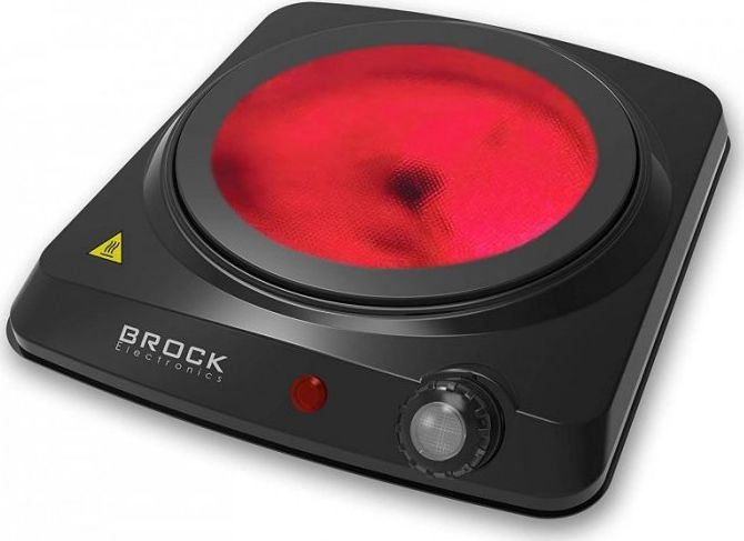 Brock Electronics HPI 3001 BK Infrasarkanā starojuma plīts plīts virsma