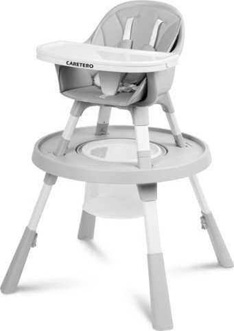 Caretero Krzeselko do karmienia Velmo 3w1 Grey (TERO-7586) TERO-7586 (5908310388090) bērnu barošanas krēsls