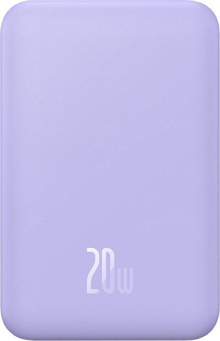 Baseus Magnetic Mini 20W 20000 mAh Violet Powerbank, mobilā uzlādes iekārta