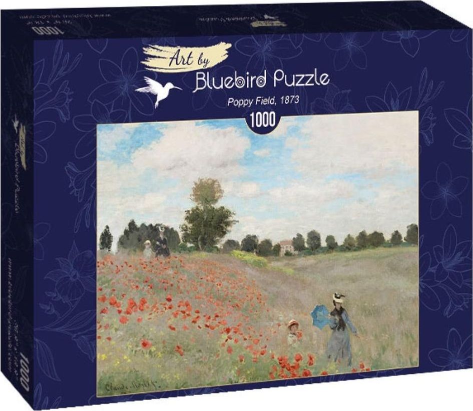 Bluebird Puzzle Puzzle 1000 Claude Monet, Pole makow 443103 (3663384601224) puzle, puzzle