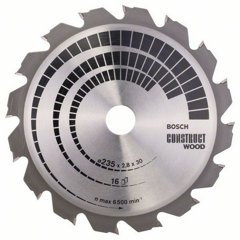 Bosch Tarcza pilarska Construct Wood 235mm (2608640636) B 2608640636 (3165140194297) Elektriskais zāģis