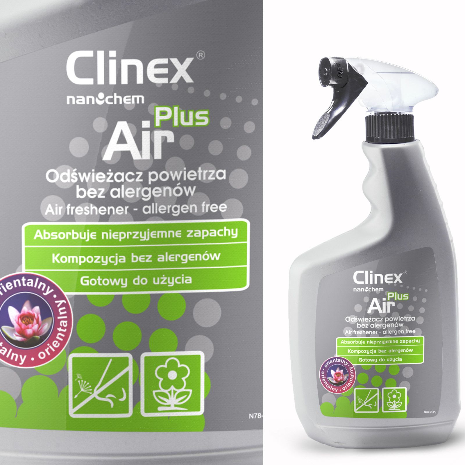 Clinex Clinex Air Plus - Odswiezacz powietrza, 650 ml - Orientalny 77-007 (5907513270089)