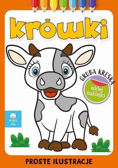 Kolorowanka Gruba kreska Krowki. Books and fun 9788382493955 (9788382493955) Literatūra